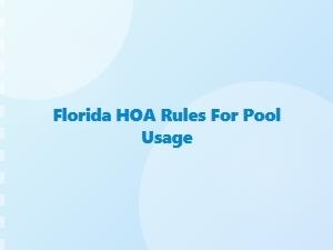 Florida Hoa Pool Usage Dispute Resolution Process